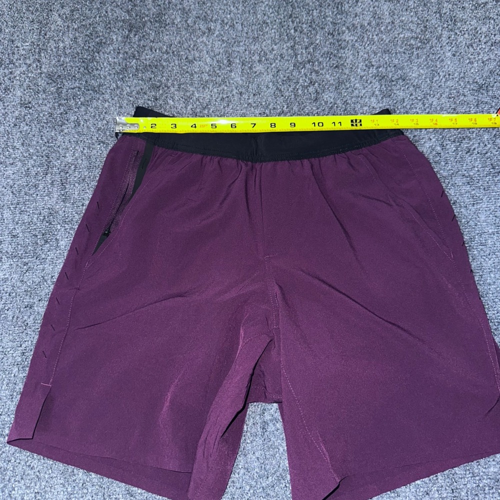 Ten Thousand The Interval Short Mens Small Maroon Burgundy 7 Inseam Liner - Picture 2 of 6